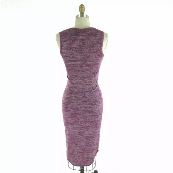 Wilfred Heather Space Purple Grey Jersey Dress 2XS - Picture 3 of 5
